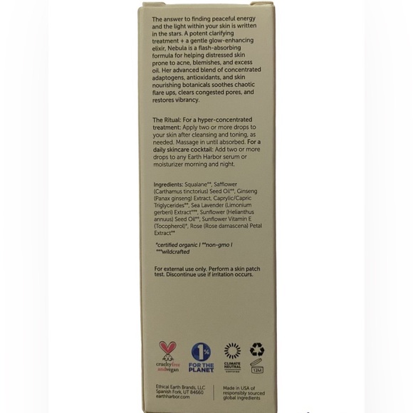 NWT Earth Harbor Nebula Adaptogen Clarity Ampoule New In Box - Picture 6 of 9